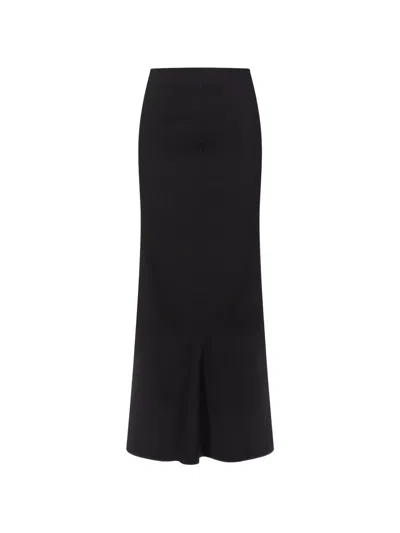 Fforme Flora Maxi Skirt In Black