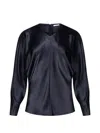 Fforme Gemma Satin Top In Black