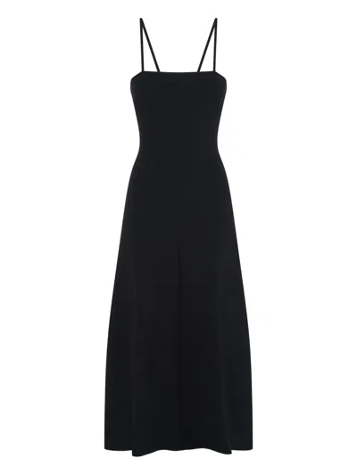 Fforme Gillin Midikleid In Schwarz