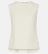 Fforme Gilma Peplum Top In Off White