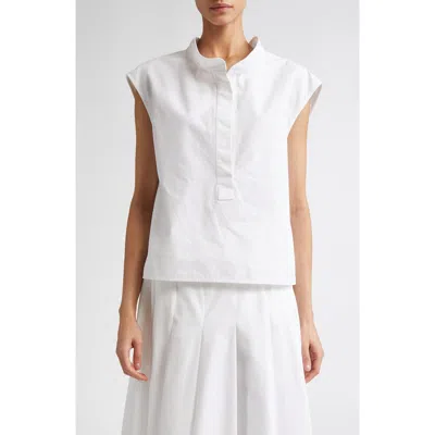 Fforme Gilma Peplum Top In Off White