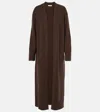Fforme Gwen Wool-blend Cardigan In Brown