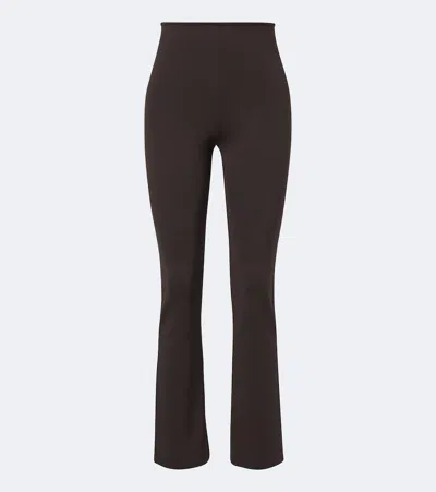 Fforme High-rise Jersey Leggings In Brown