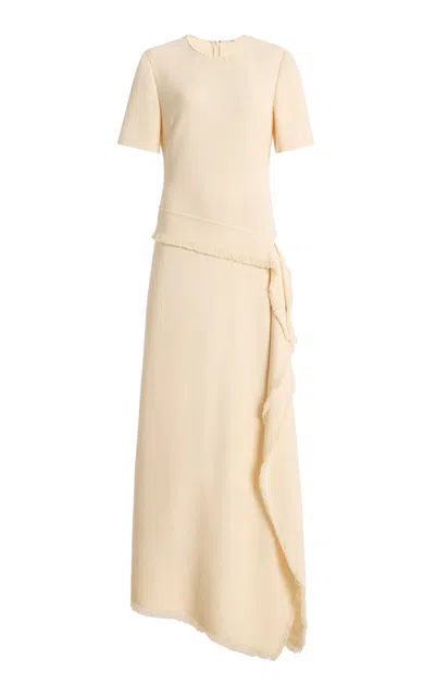 Fforme Jaune Asymmetrical Maxi Dress In Neutral