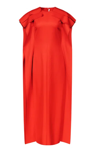 Fforme Jemma Layered Dress In Red