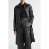 FFORME FFORME JOSS LAMBSKIN LEATHER COAT