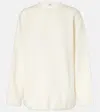 Fforme Kate Wool And Cashmere Sweater In White