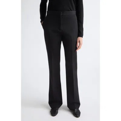 Fforme Lang Slim Leg Cropped Trousers In Black