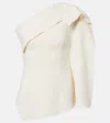 Fforme Lavinia Draped One-shoulder Top In Multi