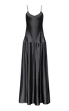 Fforme Layla Bias Cut Singlet Dress In Black