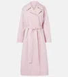 Fforme Leonie Cotton-blend Trench Coat In Pink