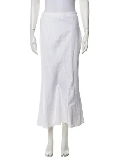 Pre-owned Fforme Long Skirt W/ Tags In White