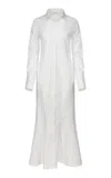 Fforme Lorene Poplin Cotton Shirt Dress In White