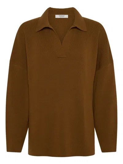 Fforme Louise Pullover In Braun