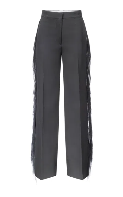 Fforme Luella Tailored Wool Trouser In Black