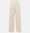 Fforme Maud Wool-blend Wide-leg Pants In Yellow
