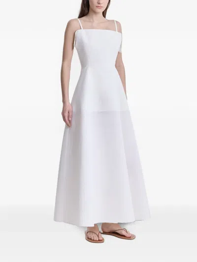 Fforme Neneh Square-neck Dress In White