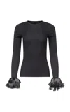 Fforme Nova Ribbon Sweater In Black