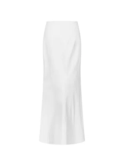 Fforme Ora Panelled Maxi Skirt In White