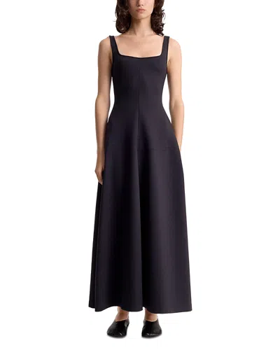 Fforme Oriana Moulded Tank Dress In Black