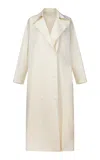 Fforme Orly Unstructured Cotton-silk Trench Coat In White