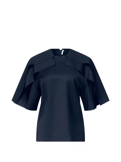 Fforme Peris Layered T-shirt In Blue