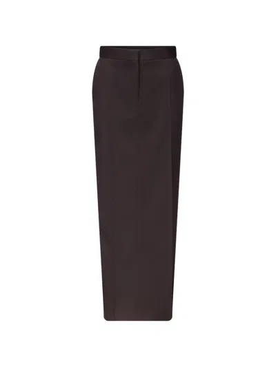 Fforme Rae Long Skirt In Brown