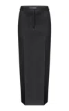 Fforme Rae Tailored Wool Skirt In Black