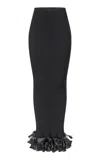 Fforme Riley Ribbon Maxi Skirt In Black