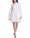 Fforme River Oversized Cotton-poplin Shirt In White