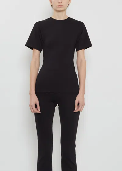 Fforme Romi Scuba T-shirt In Black
