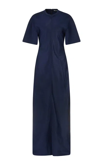 Fforme Seren Liquid T-shirt Dress In Blue