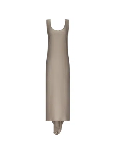 Fforme Signy Seamless Scoop-neck Dress In Gray