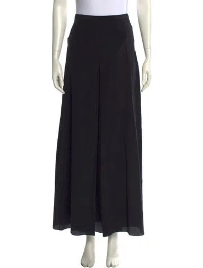 Pre-owned Fforme Silk Long Skirt W/ Tags In Black