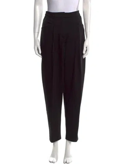 Pre-owned Fforme Straight Leg Pants In Black