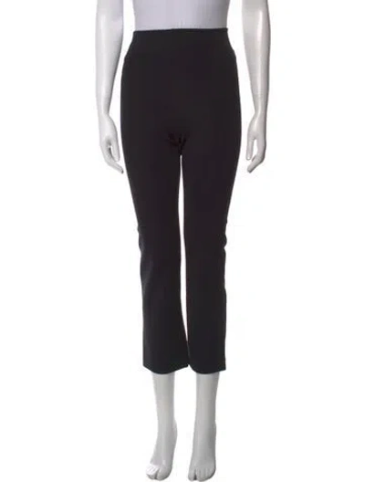 Pre-owned Fforme Straight Leg Pants In Black