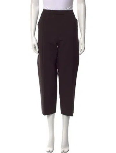 Pre-owned Fforme Straight Leg Pants In Brown