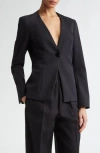 Fforme Carter Double Face Wool Jacket In Black