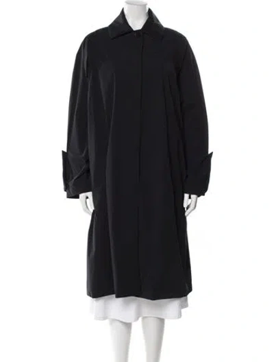 Pre-owned Fforme Virgin Wool Trench Coat In Gray