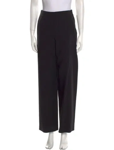Pre-owned Fforme Virgin Wool Wide Leg Pants W/ Tags In Black