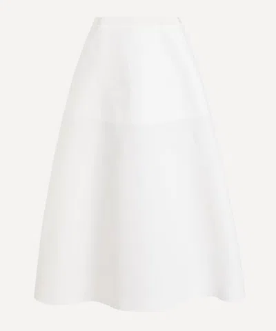 Fforme Women's Deeta Chalk A-line Maxi Skirt In White