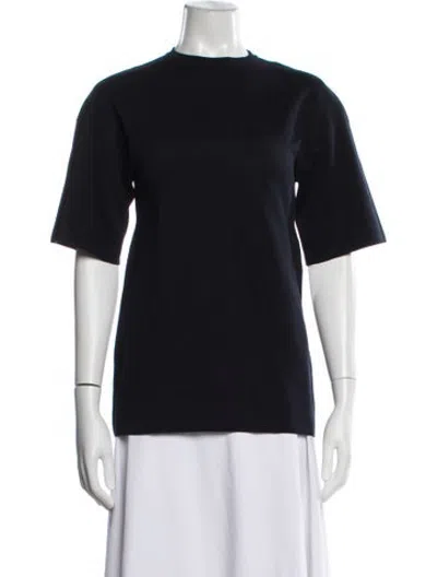 Pre-owned Fforme Wool Crew Neck T-shirt W/ Tags In Black