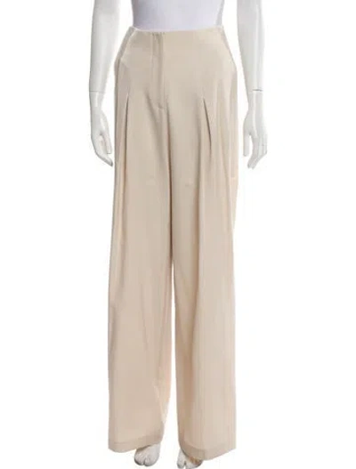 Pre-owned Fforme Wool Wide Leg Pants W/ Tags In Neutral