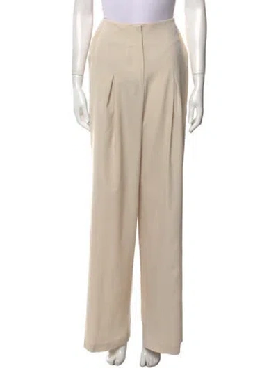 Pre-owned Fforme Wool Wide Leg Pants W/ Tags In Neutral