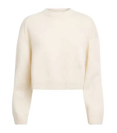 Fforme Wool-cashmer Marcela Sweater In Ivory