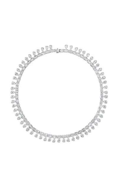 Fiametta 14k White Gold The Duality Necklace