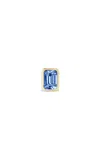 Fiametta 14k Yellow Gold Sapphire Single Earring In Blue