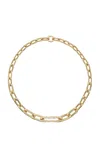 Fiametta 14k Yellow Gold Spiral Of Strength Graduated Link Necklace