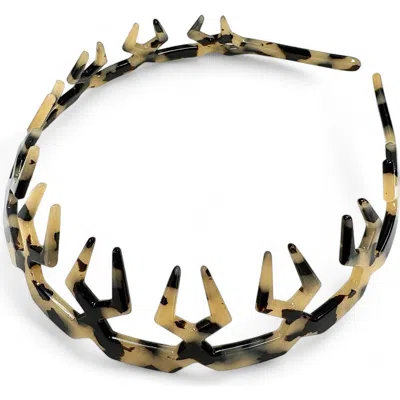 Ficcare Crown Headband In White