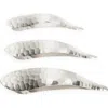 Ficcare Maximas Ice Hammered Hair Clip In Silver Hammered